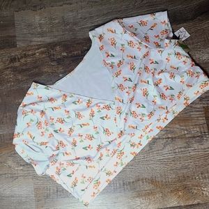 Floral Plus Size Swim Top Size 22